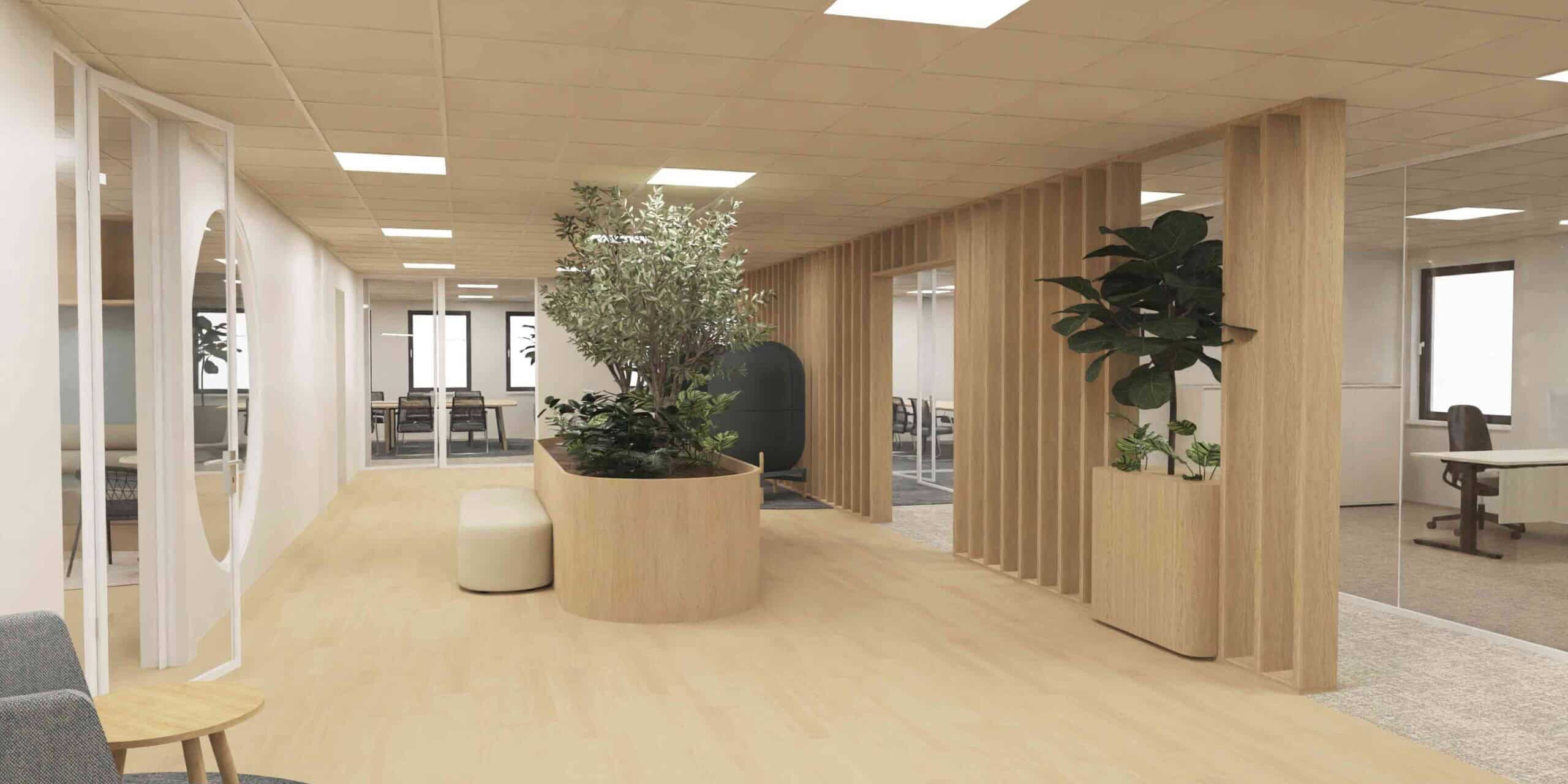 3d-impressie-centrale-overloop-kantoor