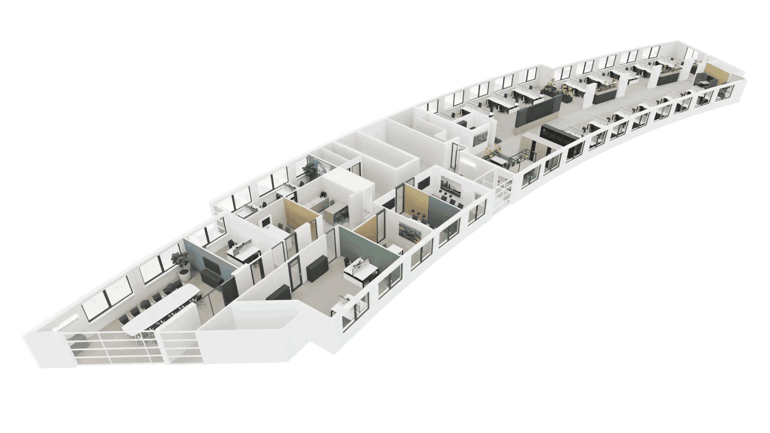 3D ontwerp kantoor