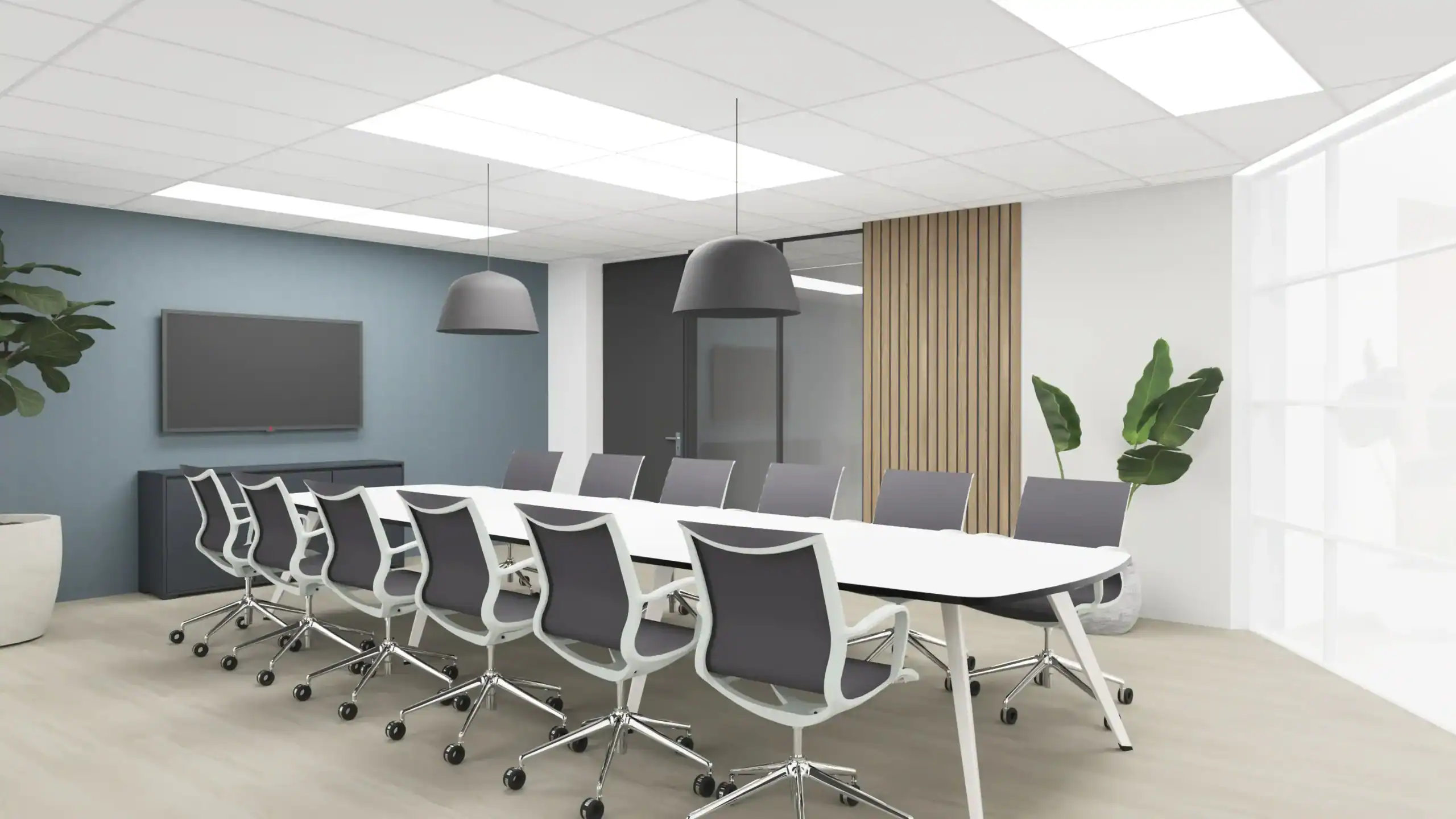 3D kantoorontwerp boardroom