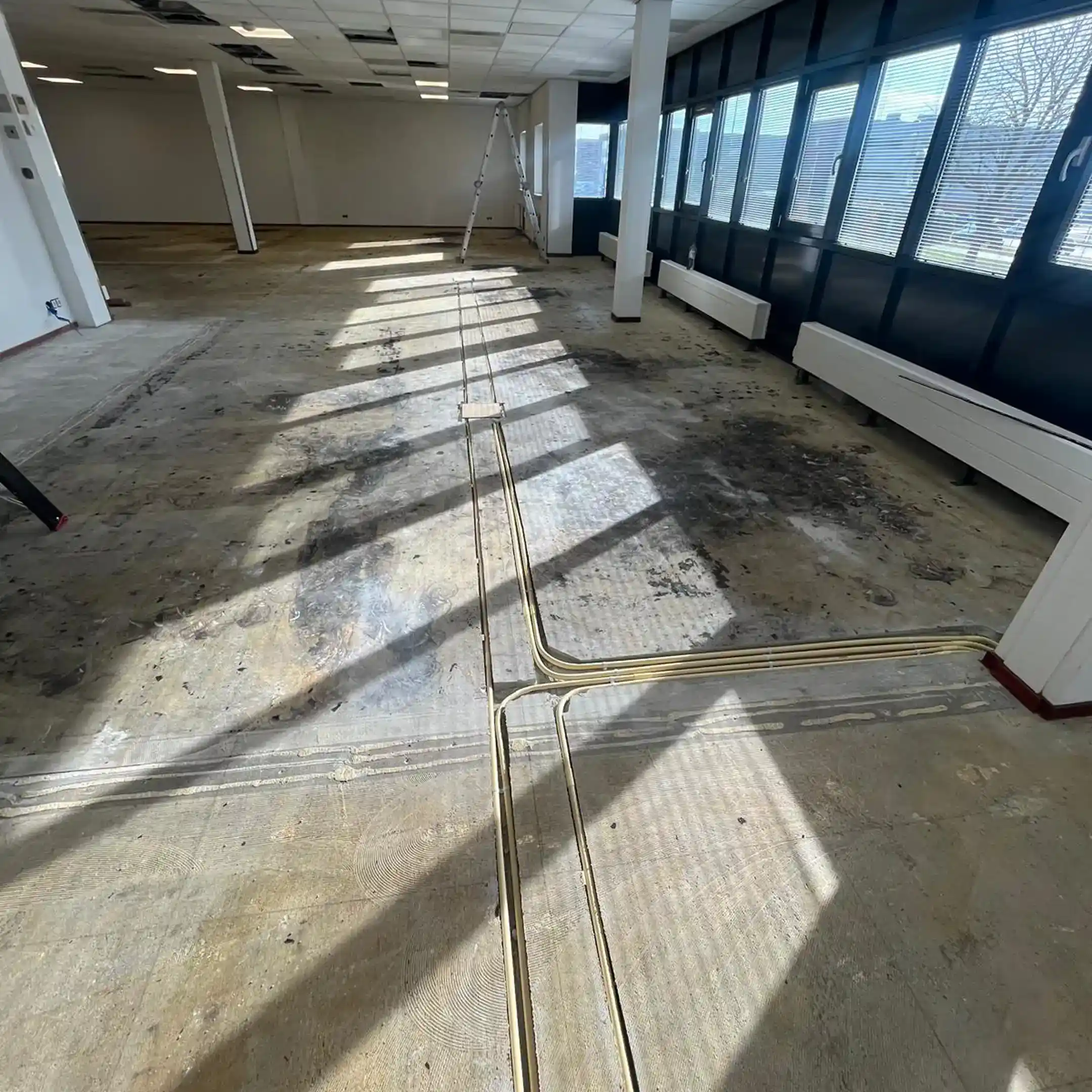 Kantoorrenovatie elektra werk